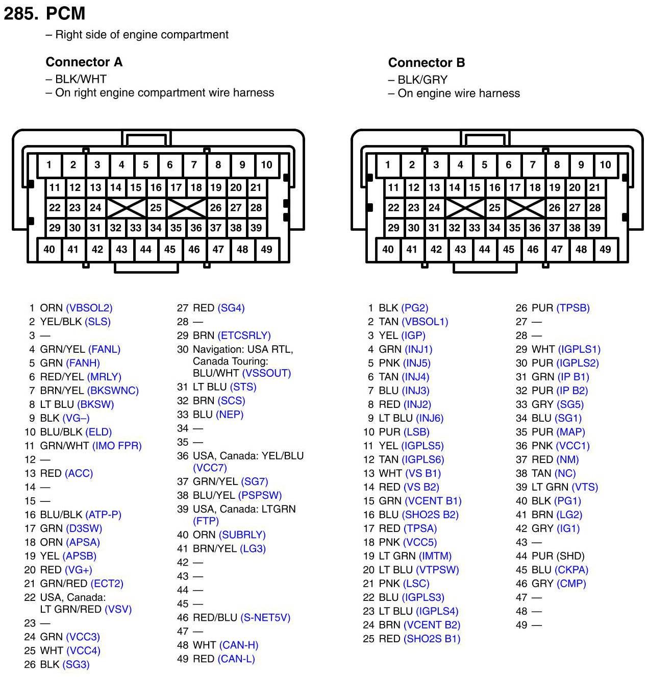 Factory service manual diagram