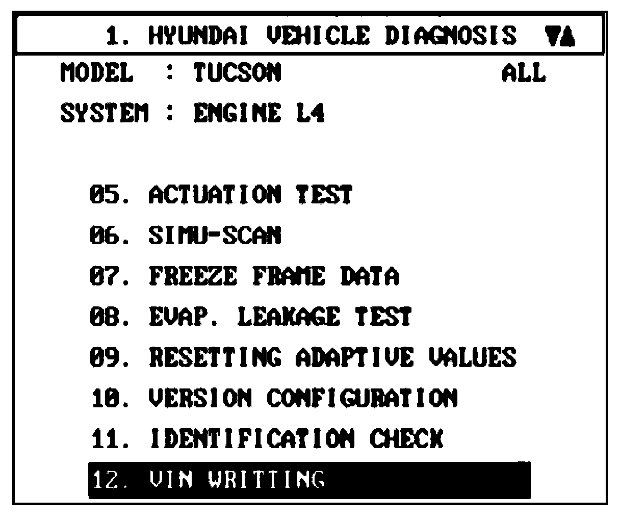 Factory service manual diagram