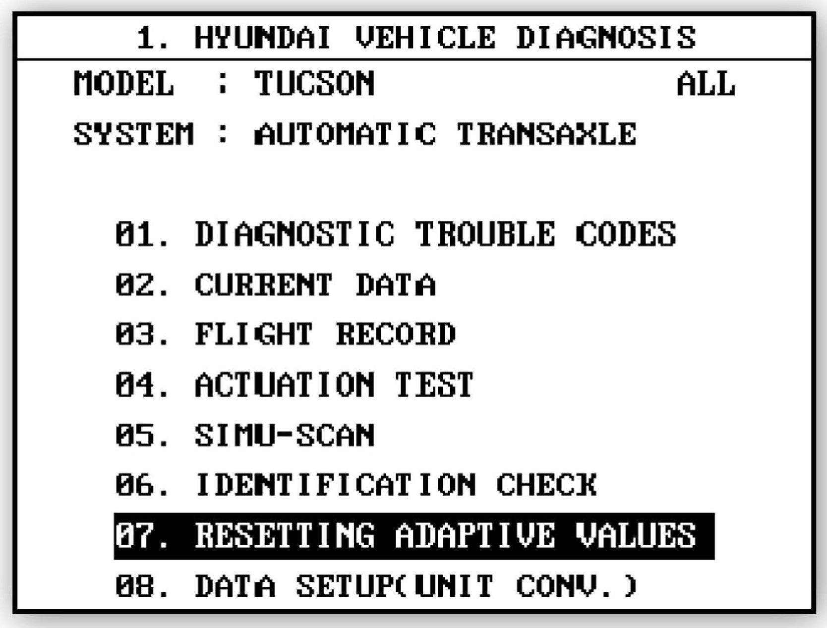 Factory service manual diagram