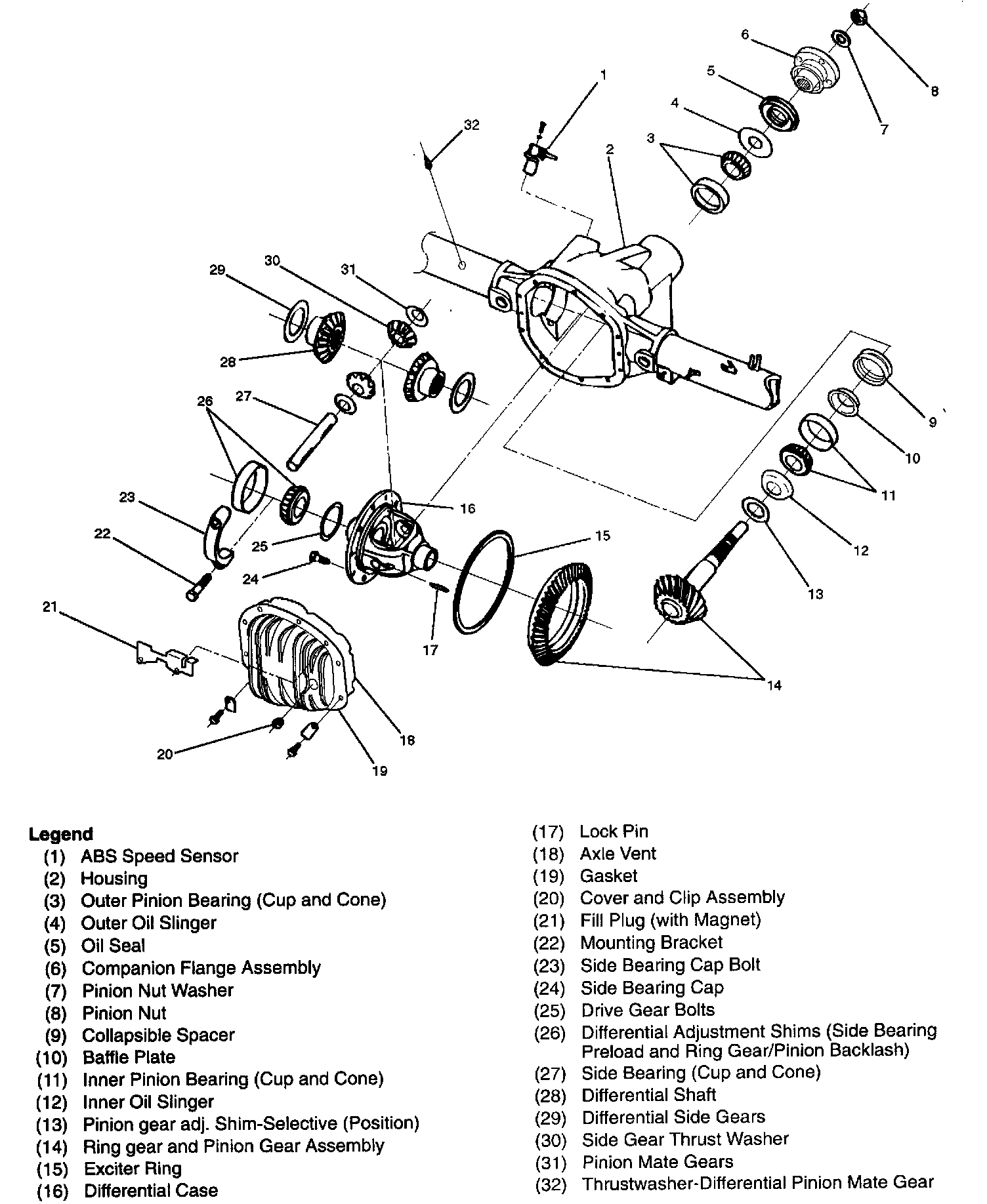 Factory service manual diagram
