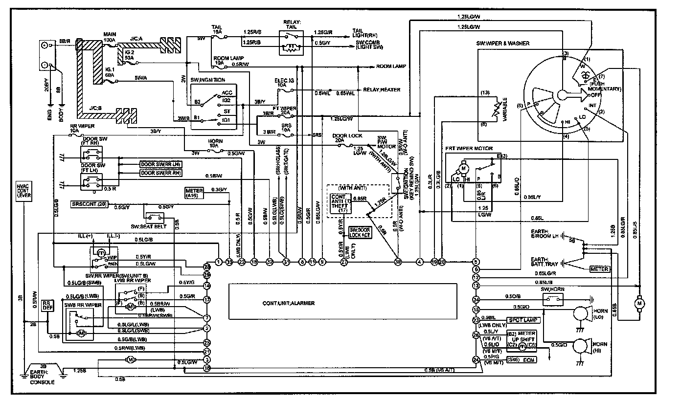 Factory service manual diagram