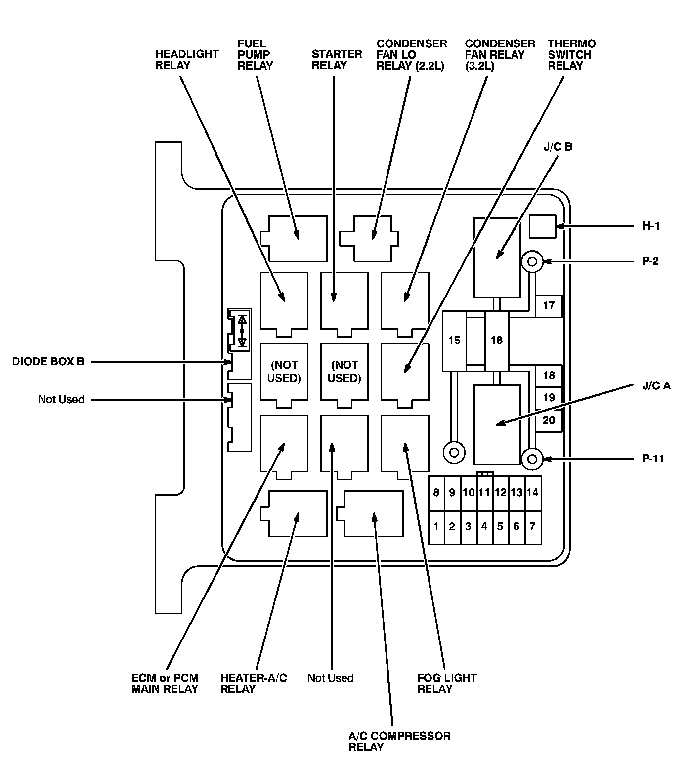 Factory service manual diagram