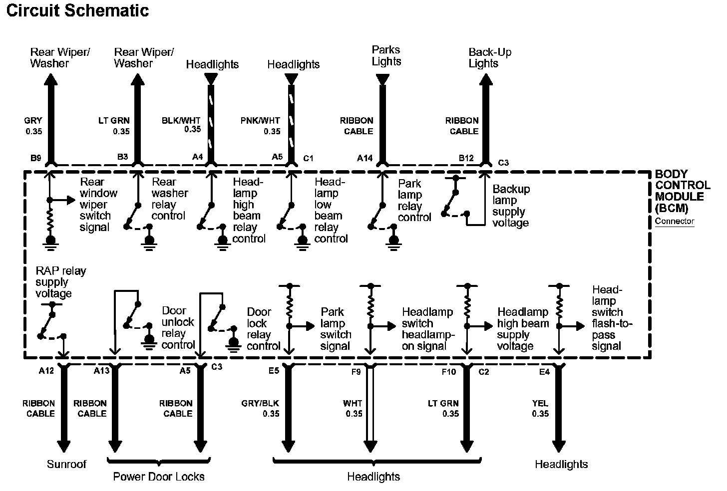 Factory service manual diagram