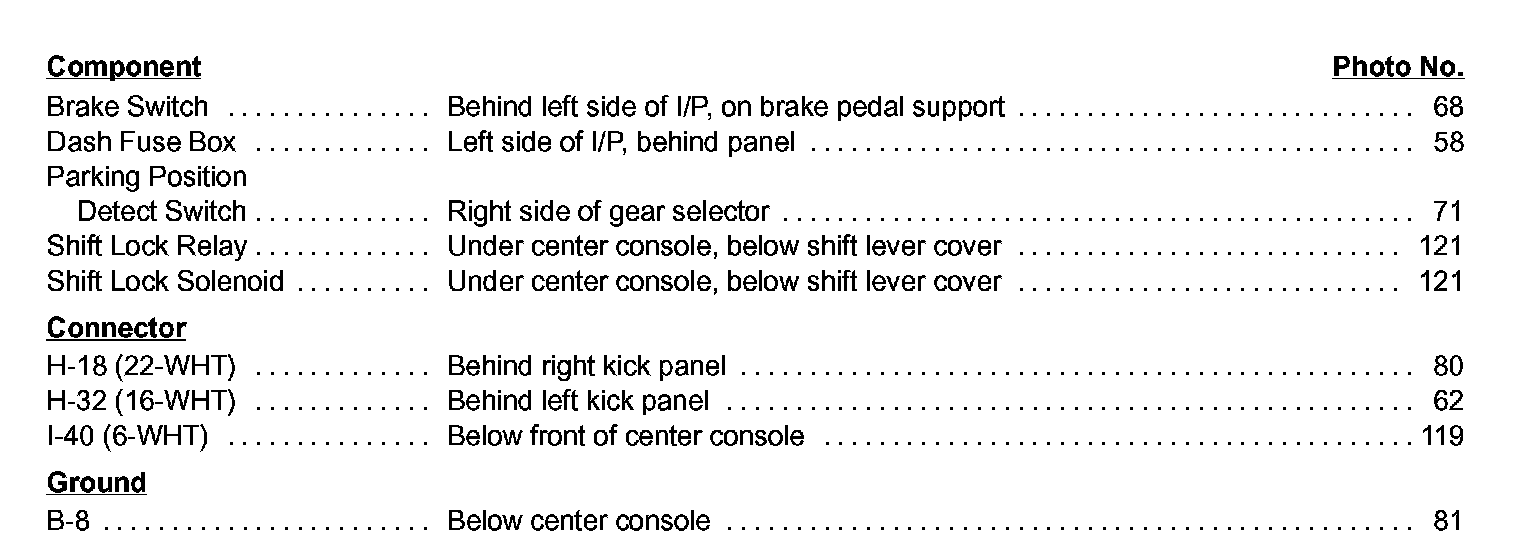 Factory service manual diagram