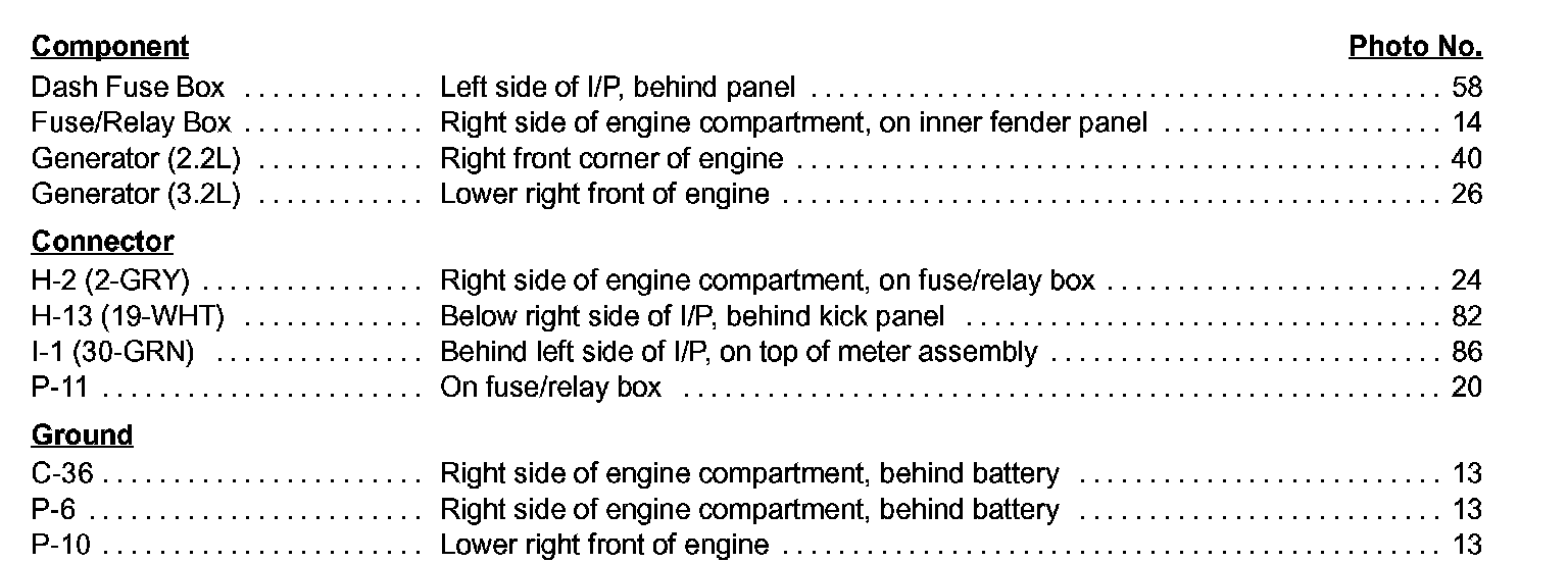 Factory service manual diagram