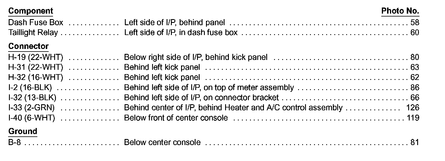 Factory service manual diagram