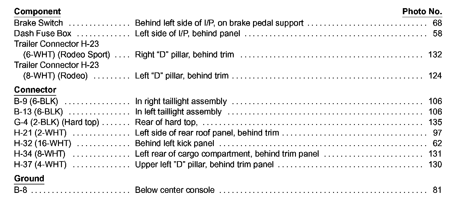 Factory service manual diagram