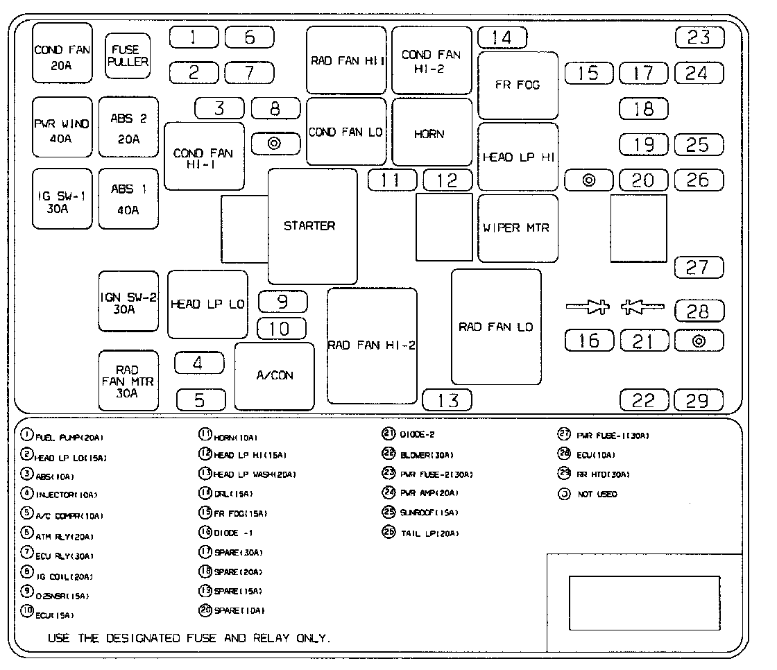 Factory service manual diagram