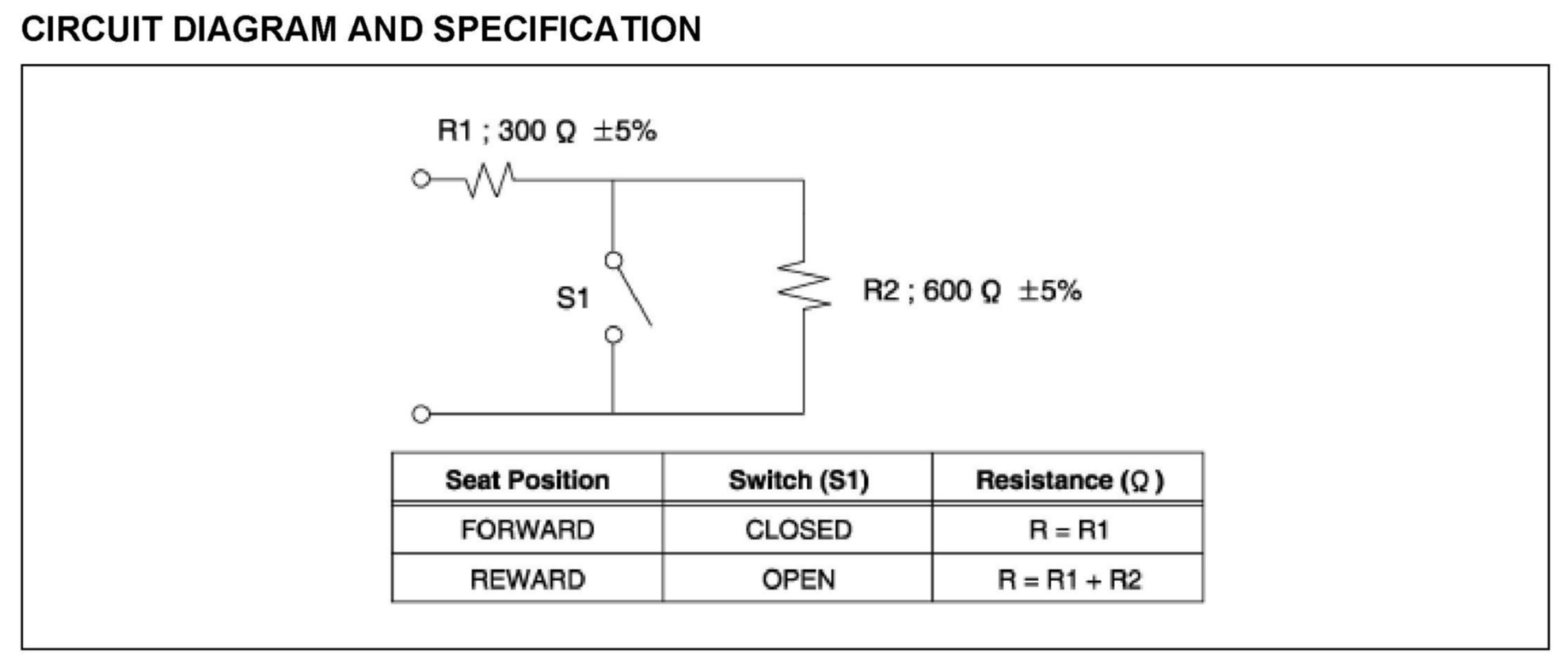 Factory service manual diagram