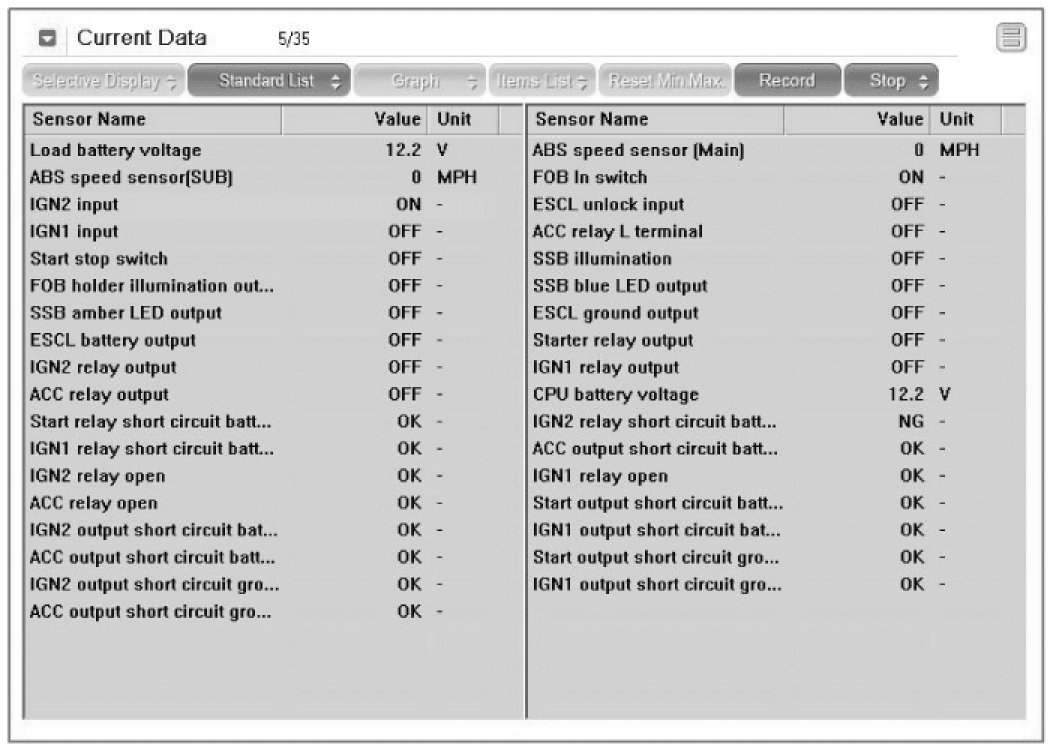 Factory service manual diagram