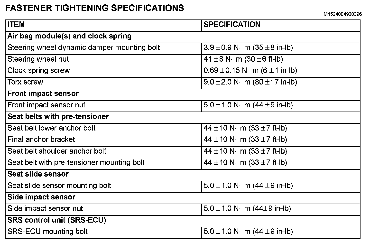 Factory service manual diagram