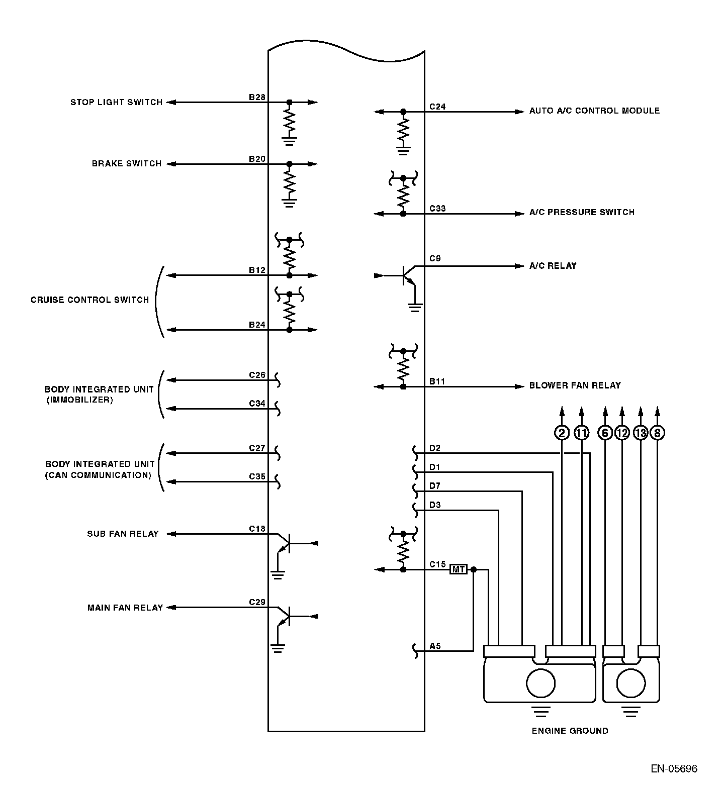 Factory service manual diagram