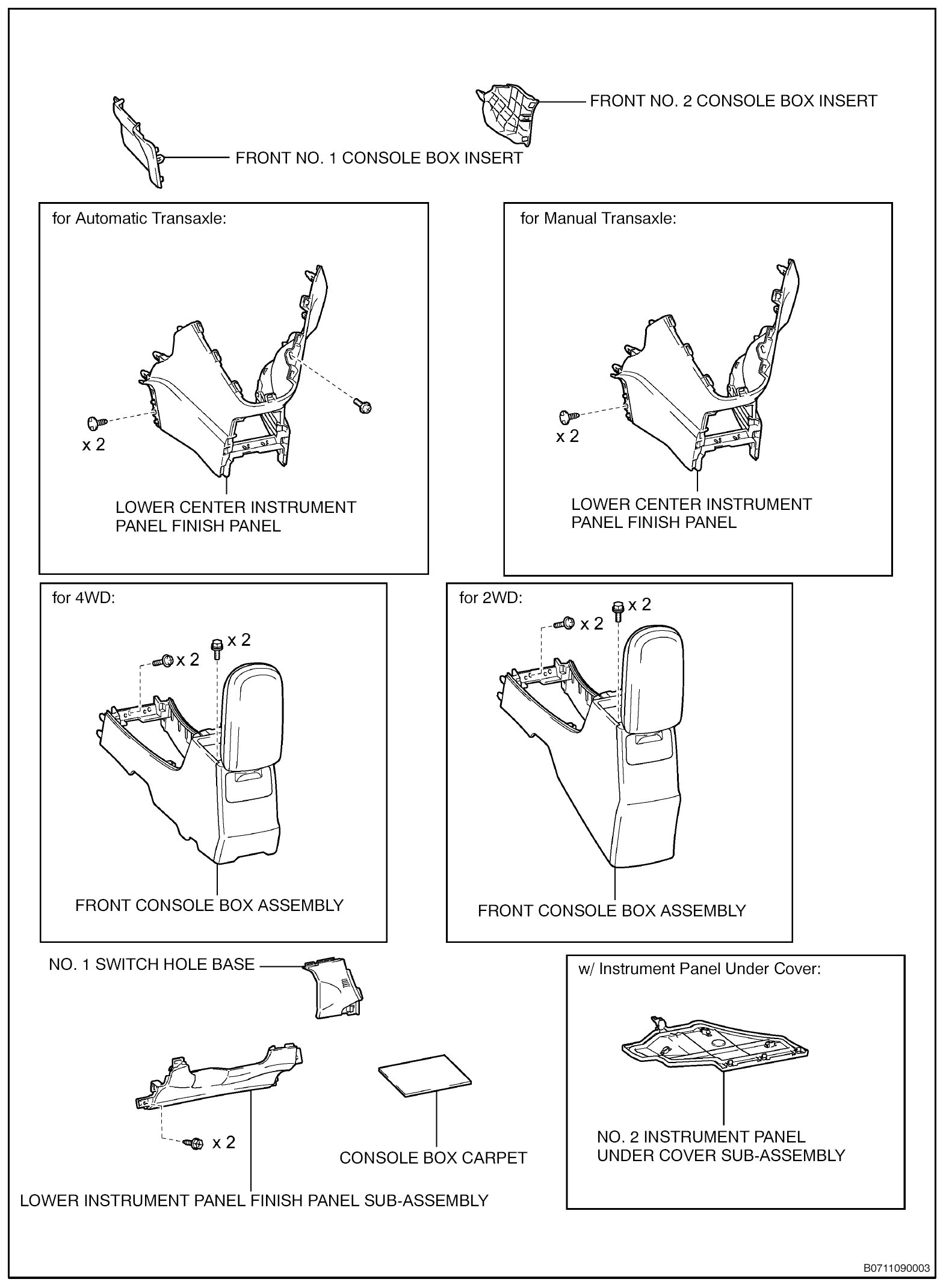 Factory service manual diagram