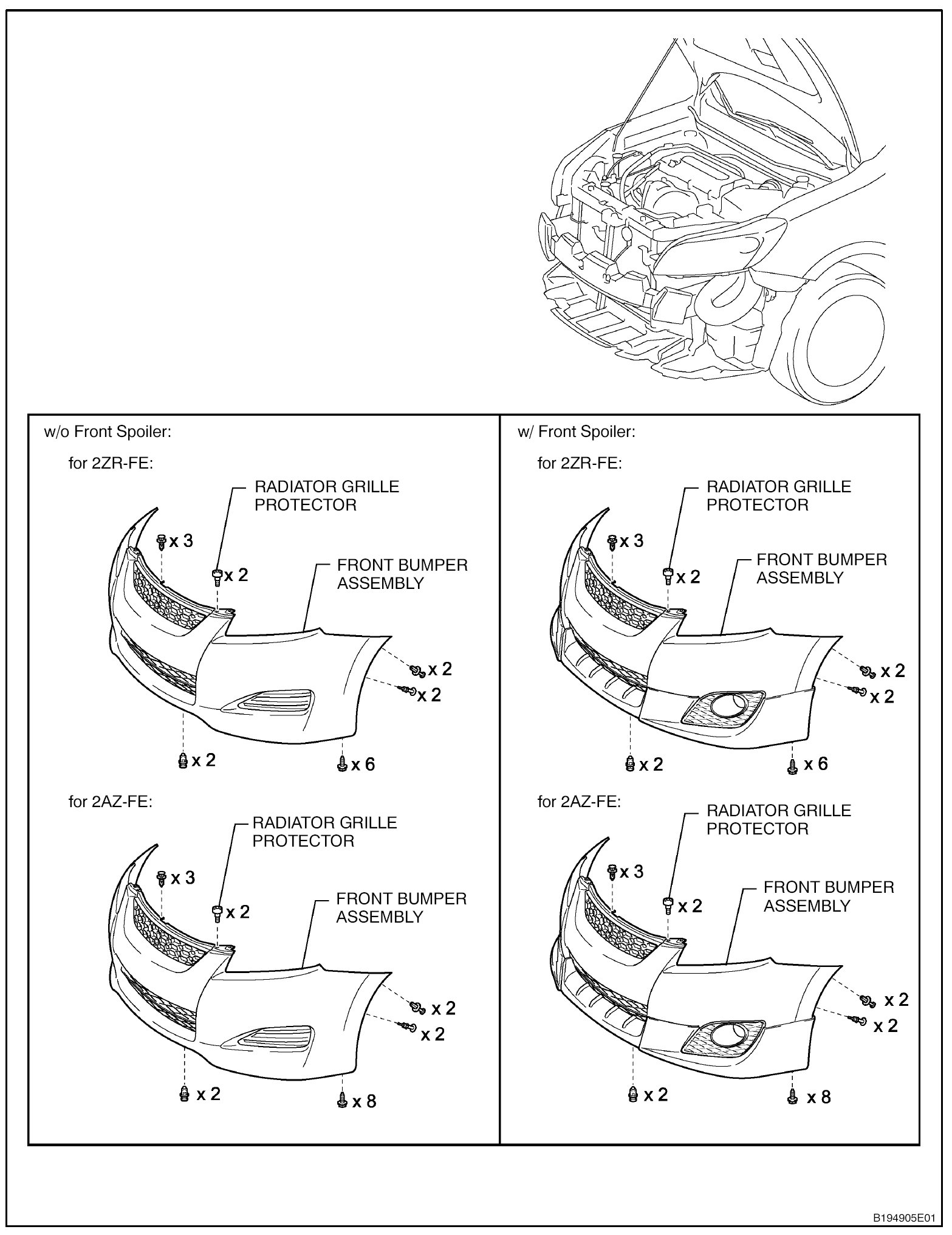 Factory service manual diagram